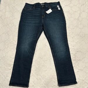 NWT Old Navy Dark-wash Flex Slim Jeans 42x32